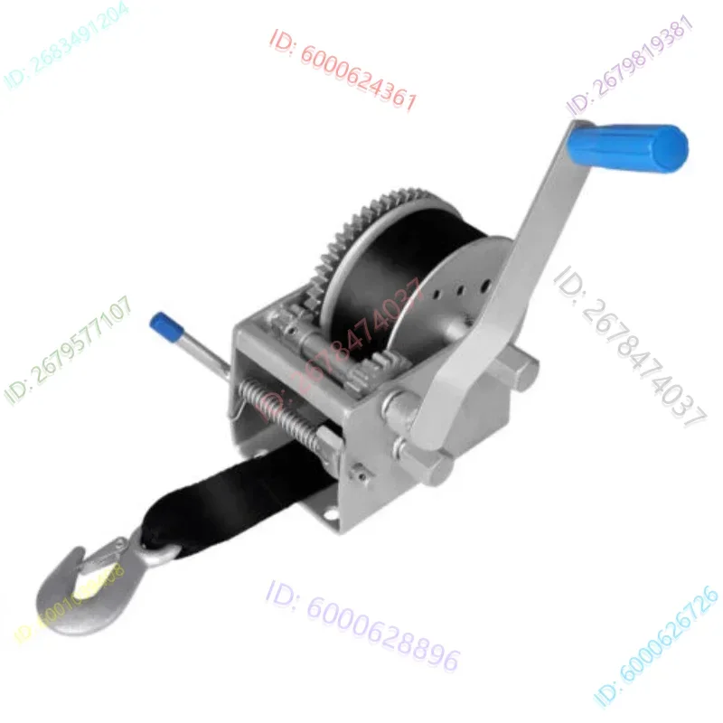 

Boat Trailer Hand Winch 4WD 300kg Manual Car Webbing Strap