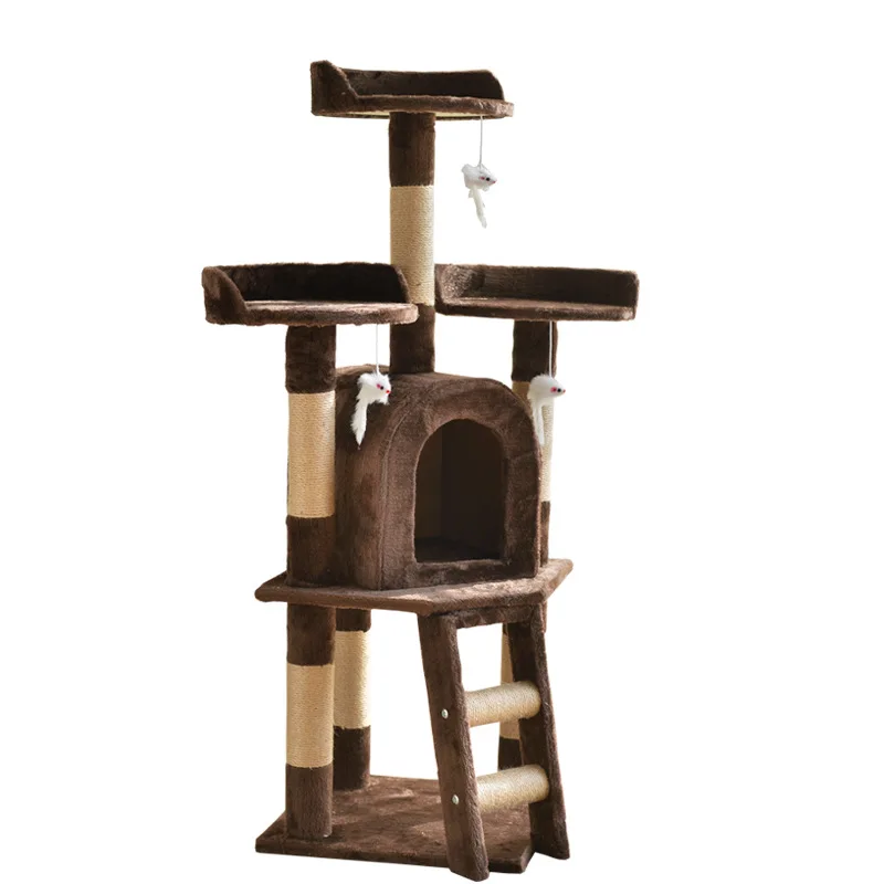

Cat Climbing Frame, Tree House, Jump Platform, Villa with Bed,Large Cat Tower, Luxurious and Multi-functional,Cat Climbing Frame