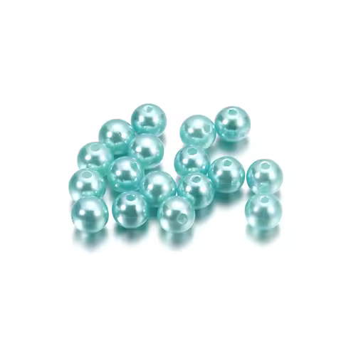 10-1000pcs/lot 3-20mm Straight Holes Acrylic Imitation Pearl Beige Bracelet Round Beads For DIY Craft Jewelry Making Supplies - Image 18