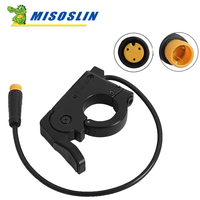 For Electric Bicycle Scooter Accelerator Left Right 22mm Handlebar Parts Universal Finger Throttle TT009 M8 3Pin 36V 48V 60V 72V