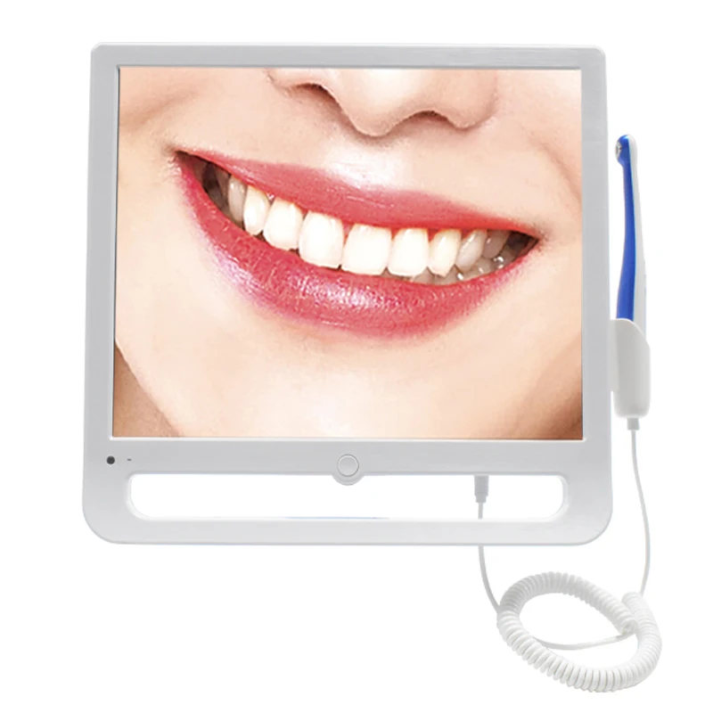 New In Pixel 12 Million Dental Intra Oral Camera With 17 Inch Screen 6 LEDs Light Source Intraoral Camera Machine