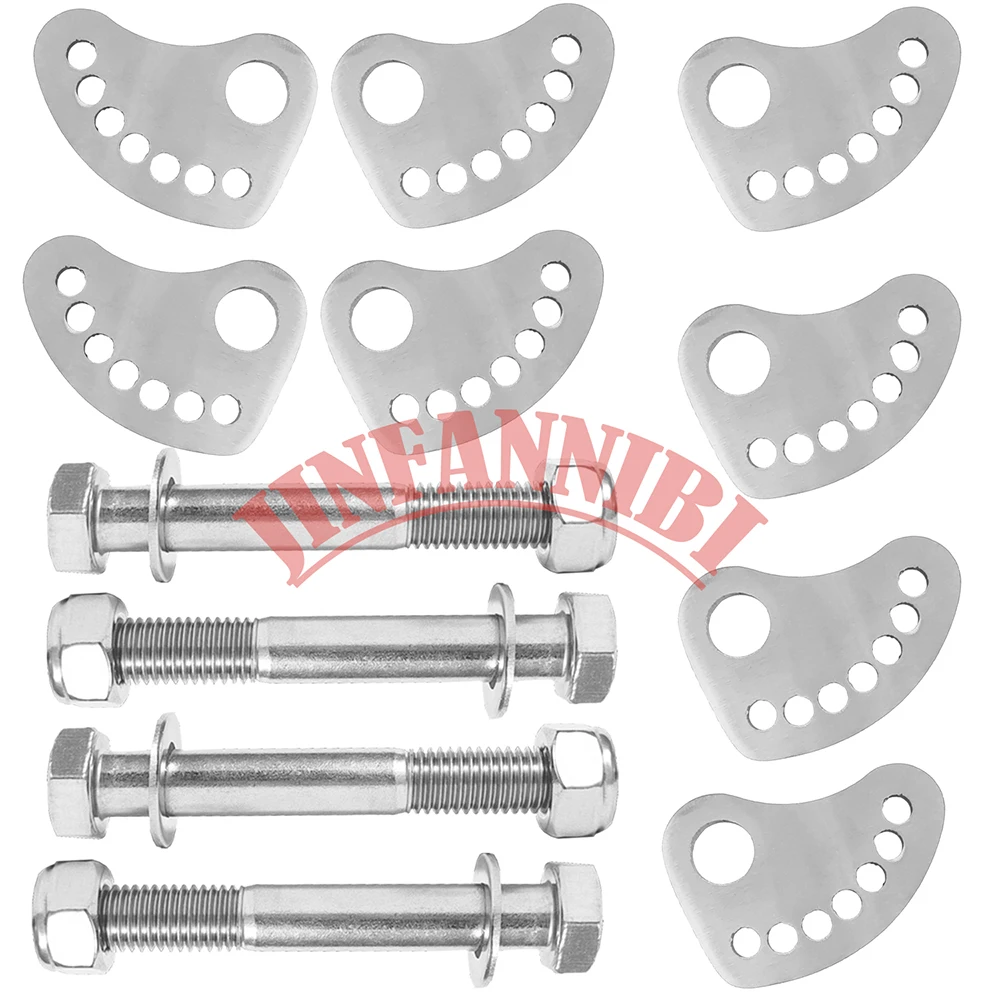 Camber Lock Alignment Fix & Upper Arm Cam Bolt Kit For Chevy Silverado 1500 2500