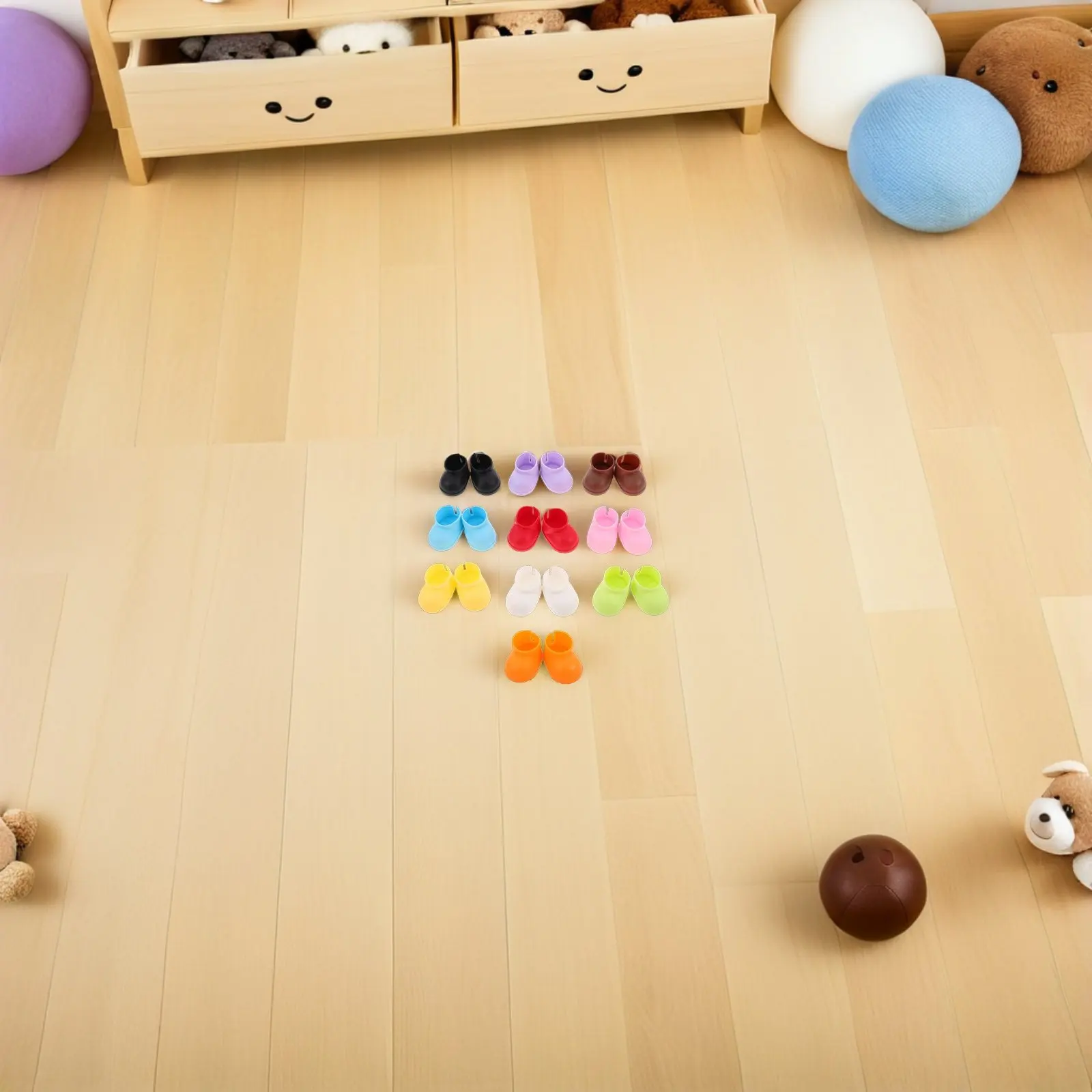 

20Pairs Miniature Boots for 10-15Cm Cotton Fashionable Footwear Elegant Design Comfort Fit Ideal for Parties Gatherings