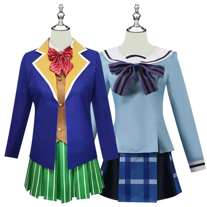 Happy Sugar Life Anime Cosplay Costume Shio Koube Kobe Matsuzaka Satou Cosplay Women Girls JK School Uniform Sailor Suit Wig