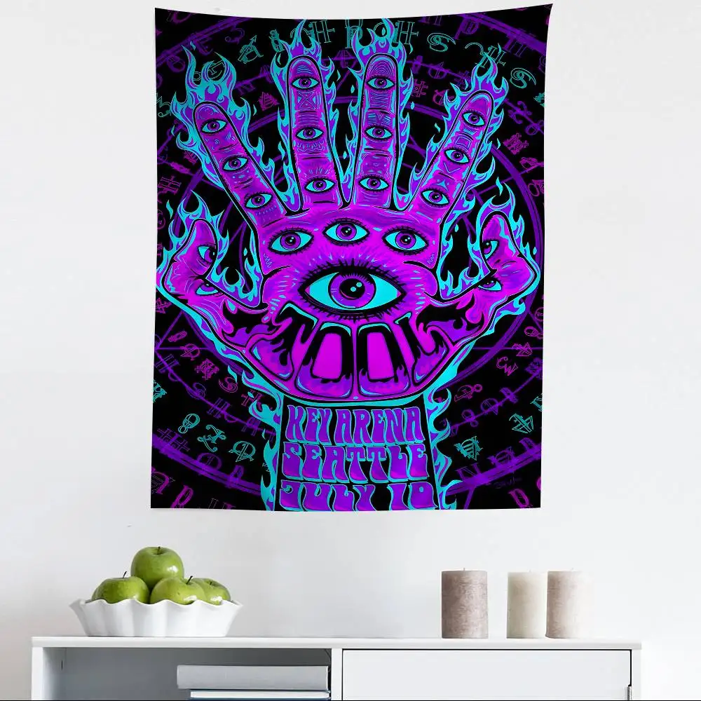 Classic T-TOOL Band Chart Tapestry Art Science Fiction Room Home Decor Cheap Hippie Wall Hanging