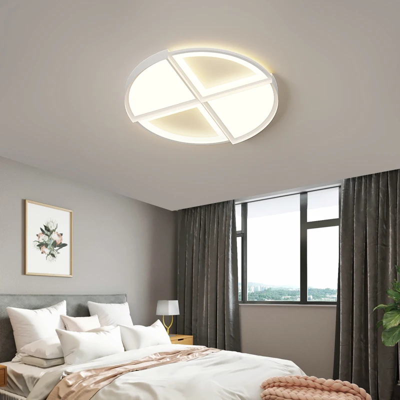 Lâmpada do teto led simples e moderno sala de estar atmosfera retangular quarto estudo da sala de jantar lâmpada decoração interior casa iluminação