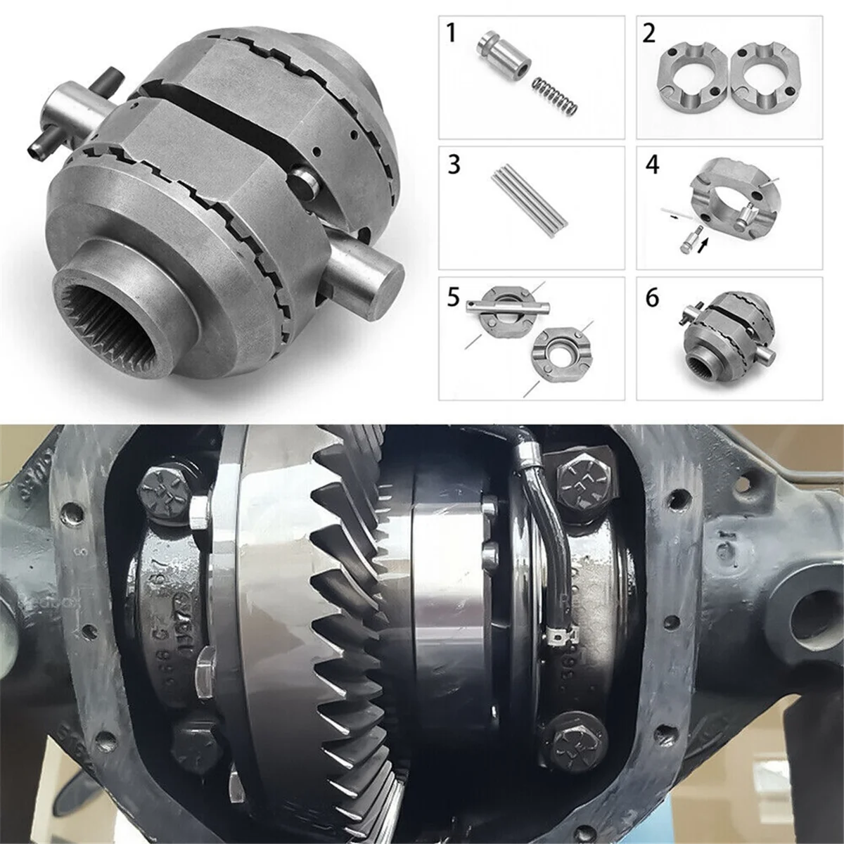 Car Front Differential Locker Assembly Kits SLD3027 for Jeep CJ YJ XJ TJ Wrangler Cherokee 1984-2017 Dana 30 27 Spline