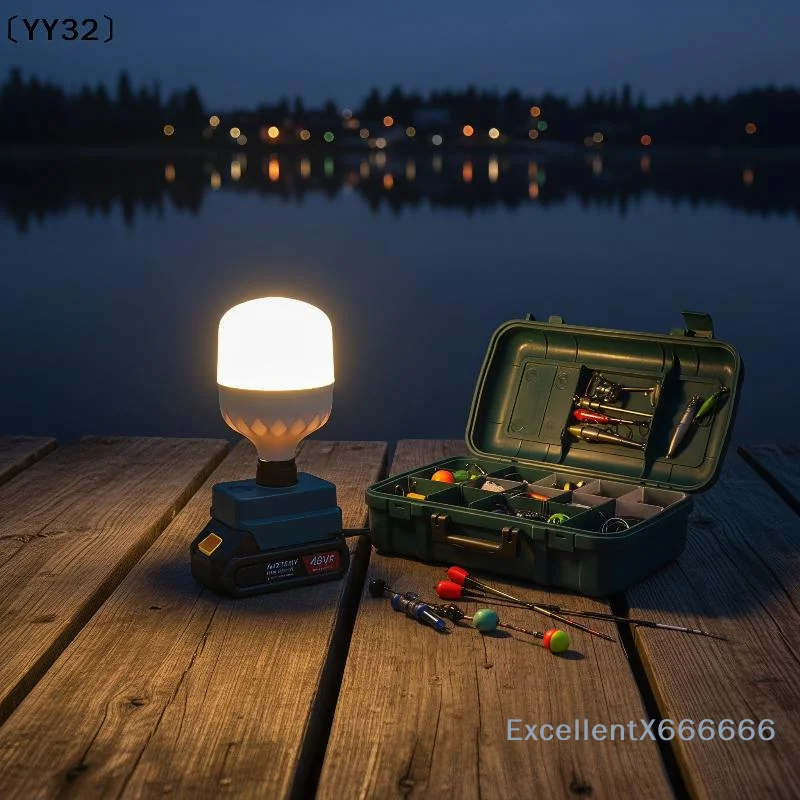 Compact Lithium Battery E27 Lamp Socket Fits Multiple Battery Types Suitable for Bulbs Small Fans Home Office Emergency
