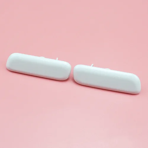 Imagen 2 del producto Cubierta de boquilla de pulverización de arandela de faro pintado en blanco perla para Mitsubishi Pajero Montero MK4 06-2016, 8264A027 8264A028, 1 unidad