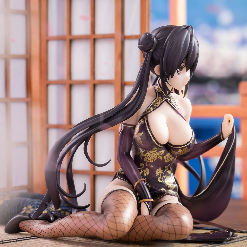 Original Illustration Figur Tougetsu Matsuri Sitzende Actionfigur Tougetsu Figur Puppen PVC Modell Ornament Statue Geschenke 13cm