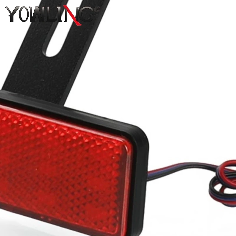 

FOR HONDA CB1300F CB150R CB190R CB250 CB250R CB300F CB300R CB400 CB400F Rear Reflector License Plate Light Tail Red Reflector