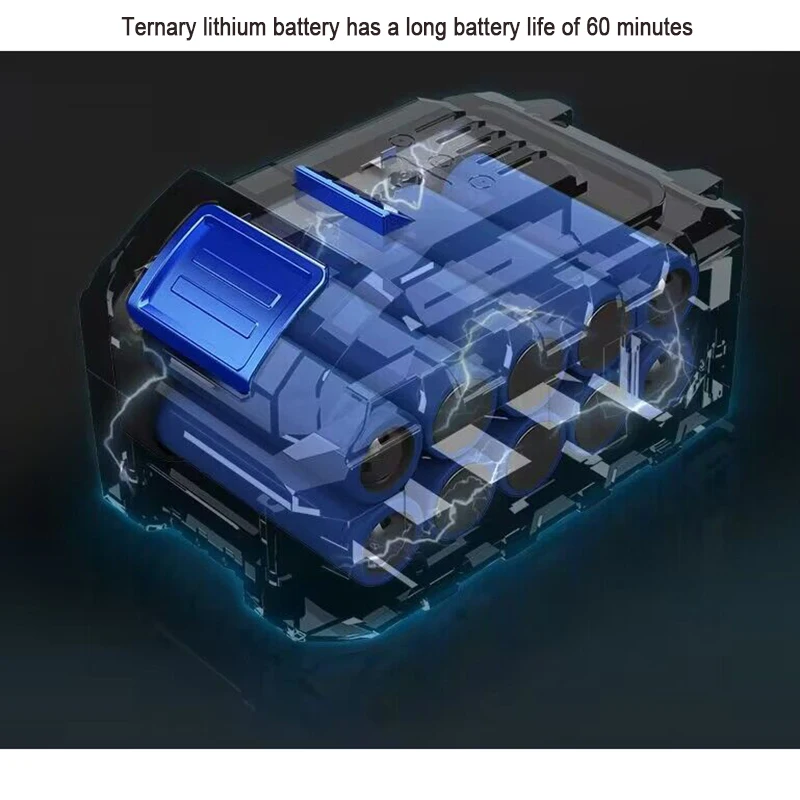 Imagem -05 - Máquina Automática de Fiação de Parede Eletricista Dispositivo de Rosqueamento Fiação Recarregável Li-ion Stringing Machine Linha de Fio Guia Extrator