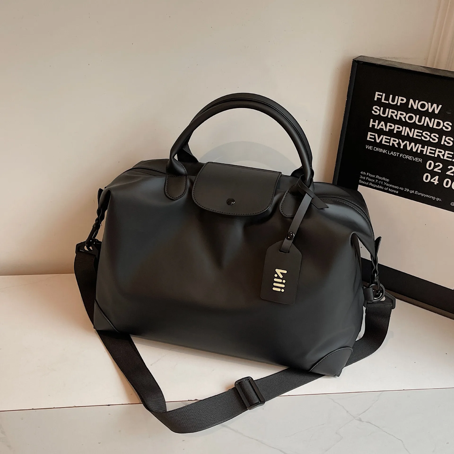 Lightweight Large Capacity Travel Bag Oxford Waterproof Wet Dry Separation Duffle Gym Short Trip Shoulder Crossbody Handbag