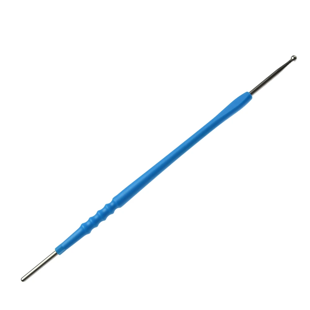 5pcs packing Wholesale Electrosurgical 3mm ball electrode 150mm*2.36mm,dia=3mm ball disposable esu cautery pencil