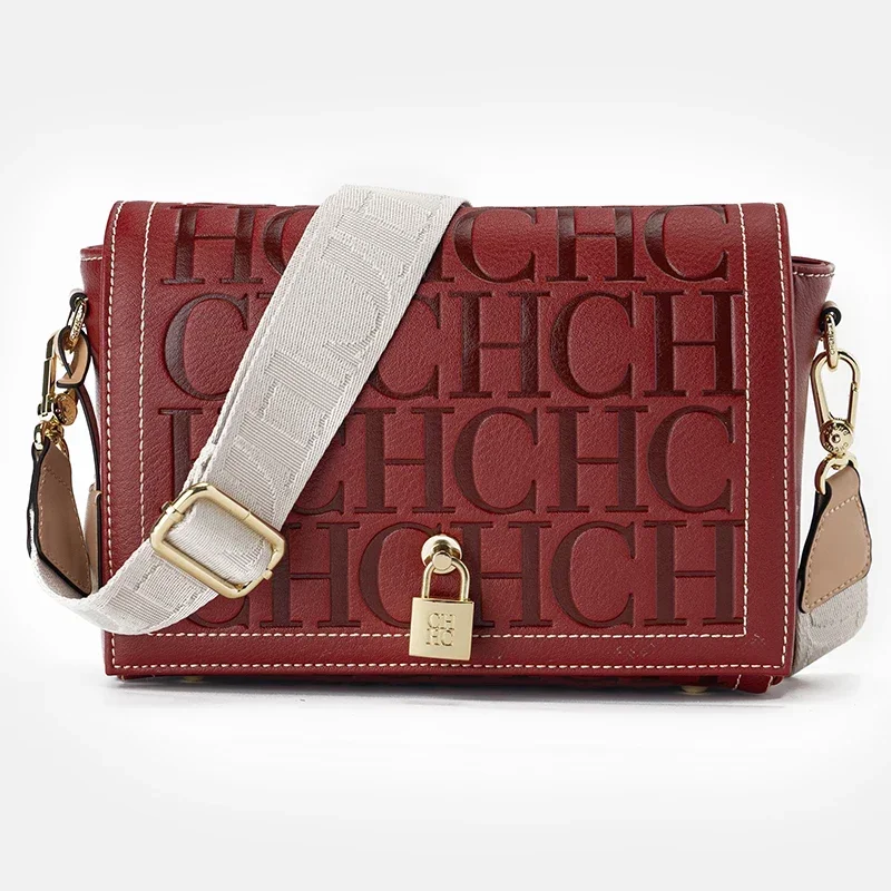 

CH Fashion Women's Crossbody Bag Letter Print High Quality PU Material Trend Fashion Elegant Classic Style Ladies Bag
