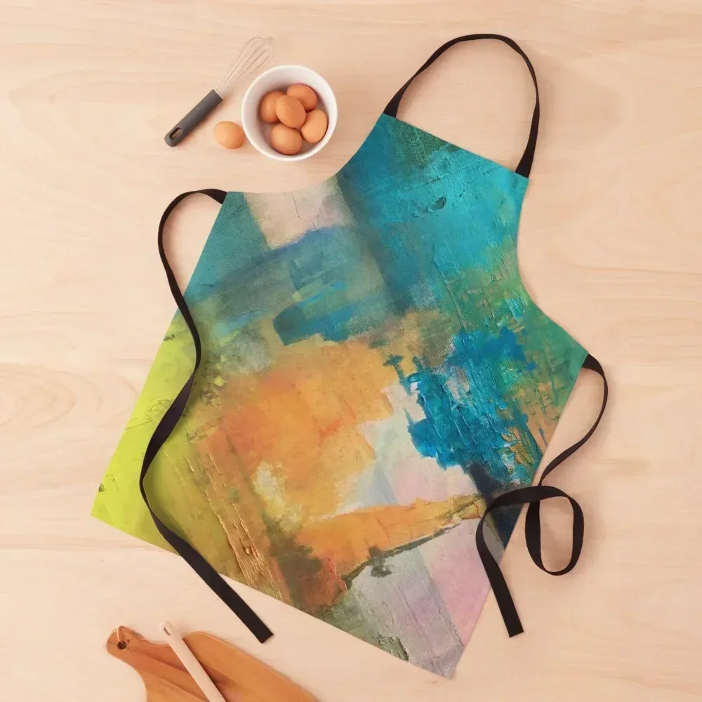 

Abstract Digital Painting Remix22 Apron Christmas gift Barista Women Kitchen'S Restaurant Apron