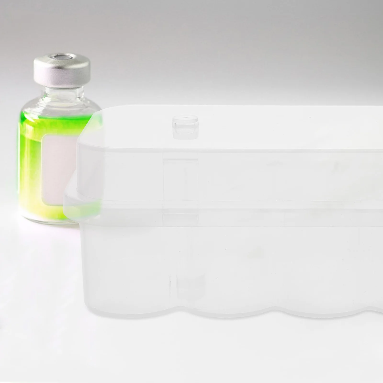

20pcs Case Transparent 5Ml Plastic Clinics Sample Holder Freezer Portable Resistant Low Temperature