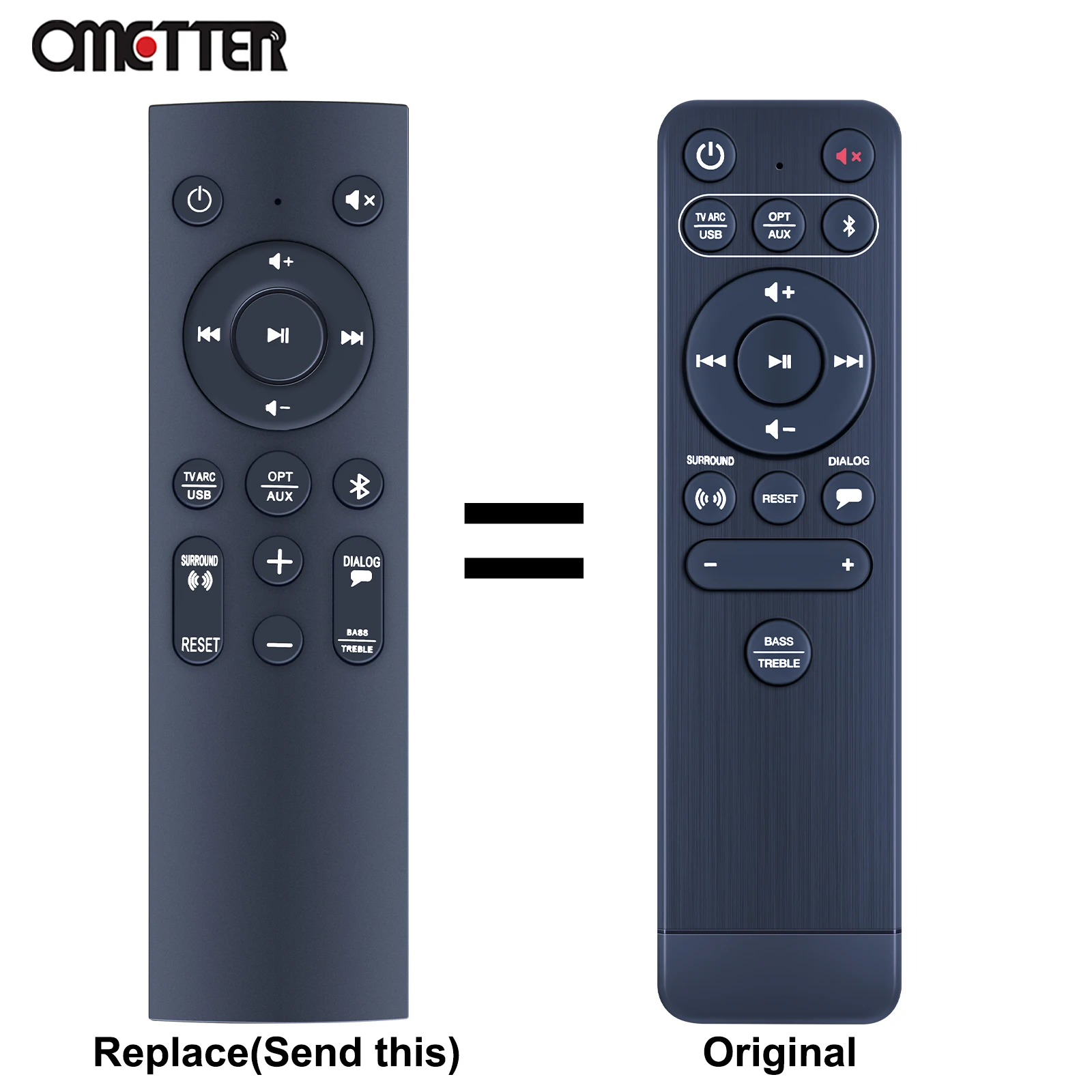 Nowy Zamiennik Pilota do Soundbara Bluetooth Creative Stage V2 2.1 Kanałowy 160W