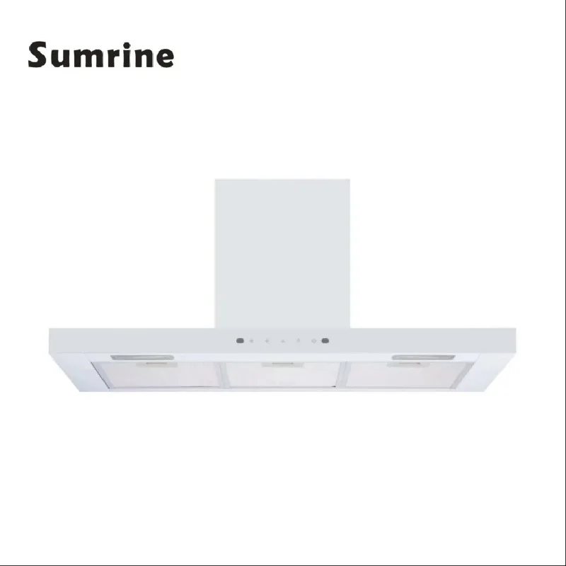 شفاط المطبخ 900 مم مع محرك نحاسي بفتحات تهوية من النوع المطبخ، مدخنة عادم على الطراز الأوروبي