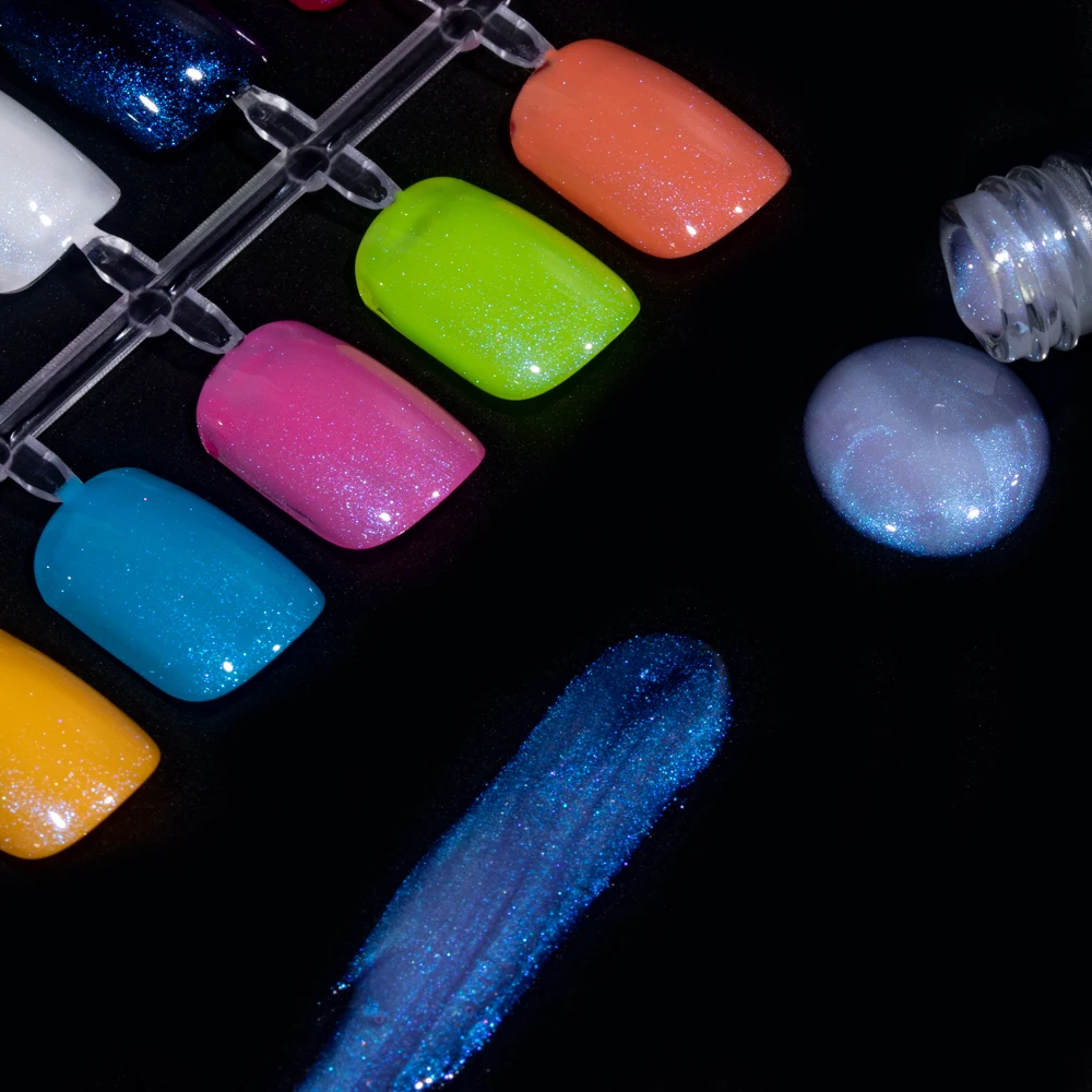 كوديس جل أورورا الأزرق بريق معطف فوقي هلام طلاء الأظافر 15 مللي شبه دائم الأشعة فوق البنفسجية الحديد قاعدة هلام الورنيش Gellak مانيكير رسومات أظافر #4