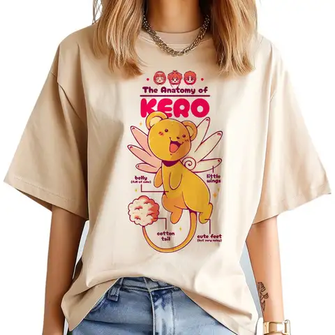 Sakura Card Captor shirt women women University Y2k Punk Pastel Comfortable shirt Graphic Pastel korean clothes streetwear
