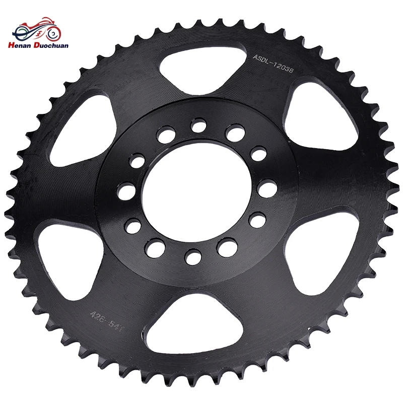 428-54T Motorcycle Rear Sprocket For Yamaha DT125 DT175 TW200 TW225 AG200 XT200