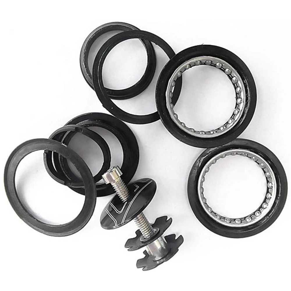 Widelec rowerowy wytrzymały rower MTB ze stopu roweru szosowego 44mm zewnętrzny zestaw słuchawkowy 1 1/8 "rowerowy zestaw słuchawkowy bez gwintu