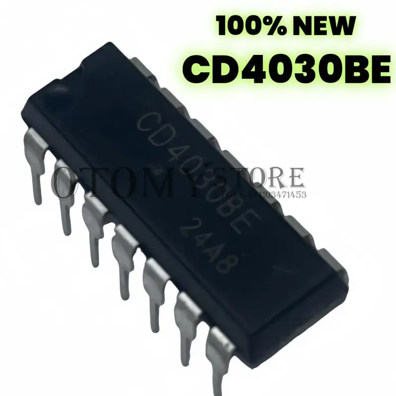 10PCS 100% NEW CD4030BE CD4030 DIP-14 CD4033BE CD4033 Chipset