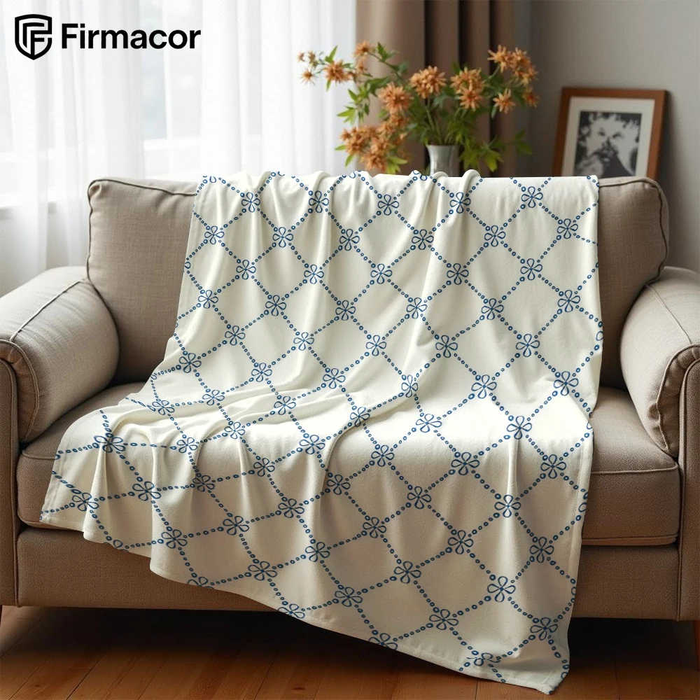 Diamond Clover Ultra Soft Sherpa Fleece Blanket Fluffy Warm Halloween Cozy Throw for Sofa Couch Bedroom Gift All season