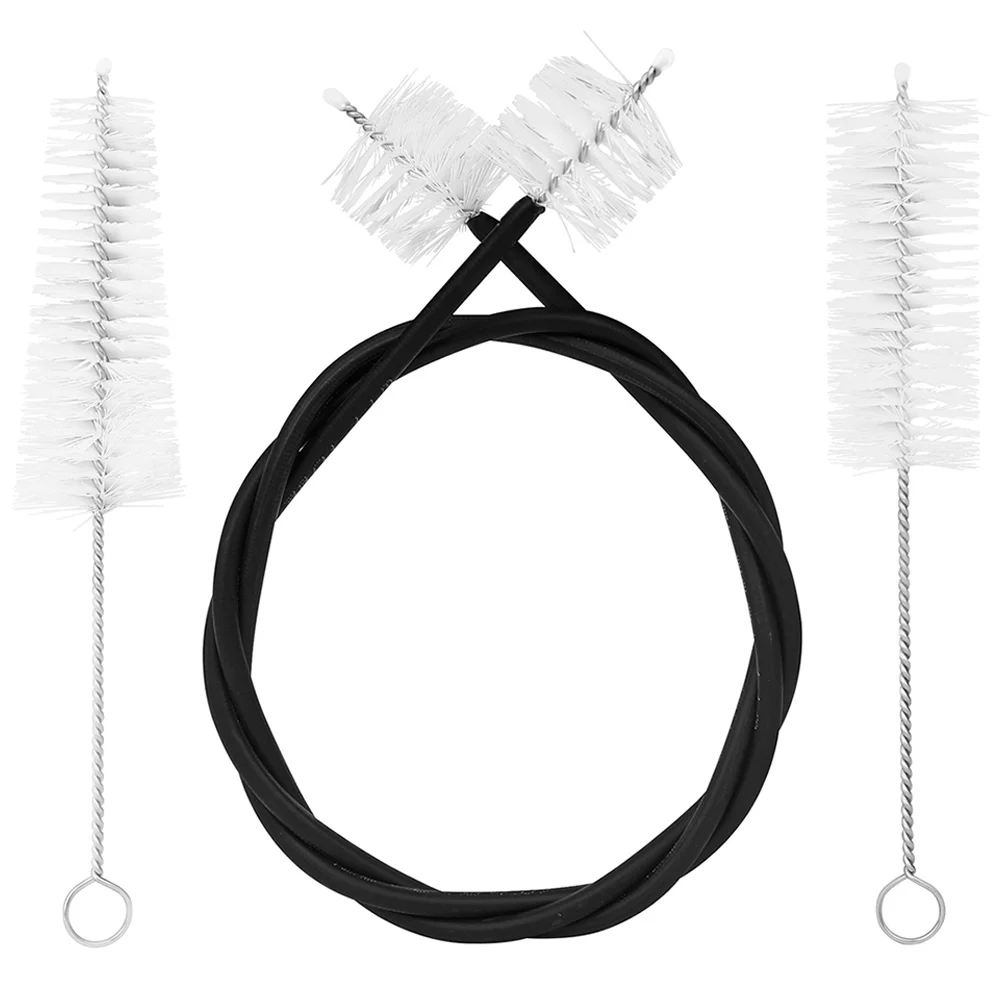 

3 Pcs Cleaning Kit for Trumpet Brush Brass Instrument Valve Trombone Mouthpiece White Piston Brushes