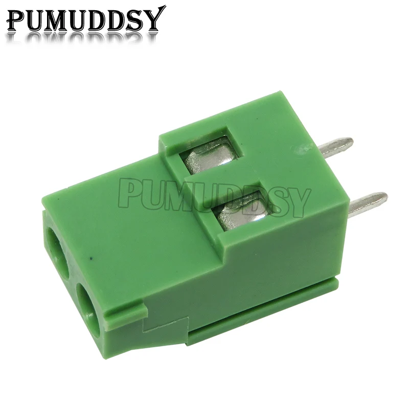 10PCS KF7.62 KF103 KF126 KF128 KF129 KF300 KF301 KF350 Connector PCB Screw Terminal Block Connector 2PIN 3PIN Green Blue