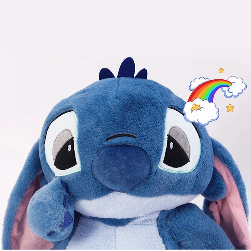 

Disney Lilo&Stitch Plush Toys Kawaii Pink/Blue Soft Pillow Stuffed 45/80cm Christmas Gift for Children Anime Plushie Doll Stitch