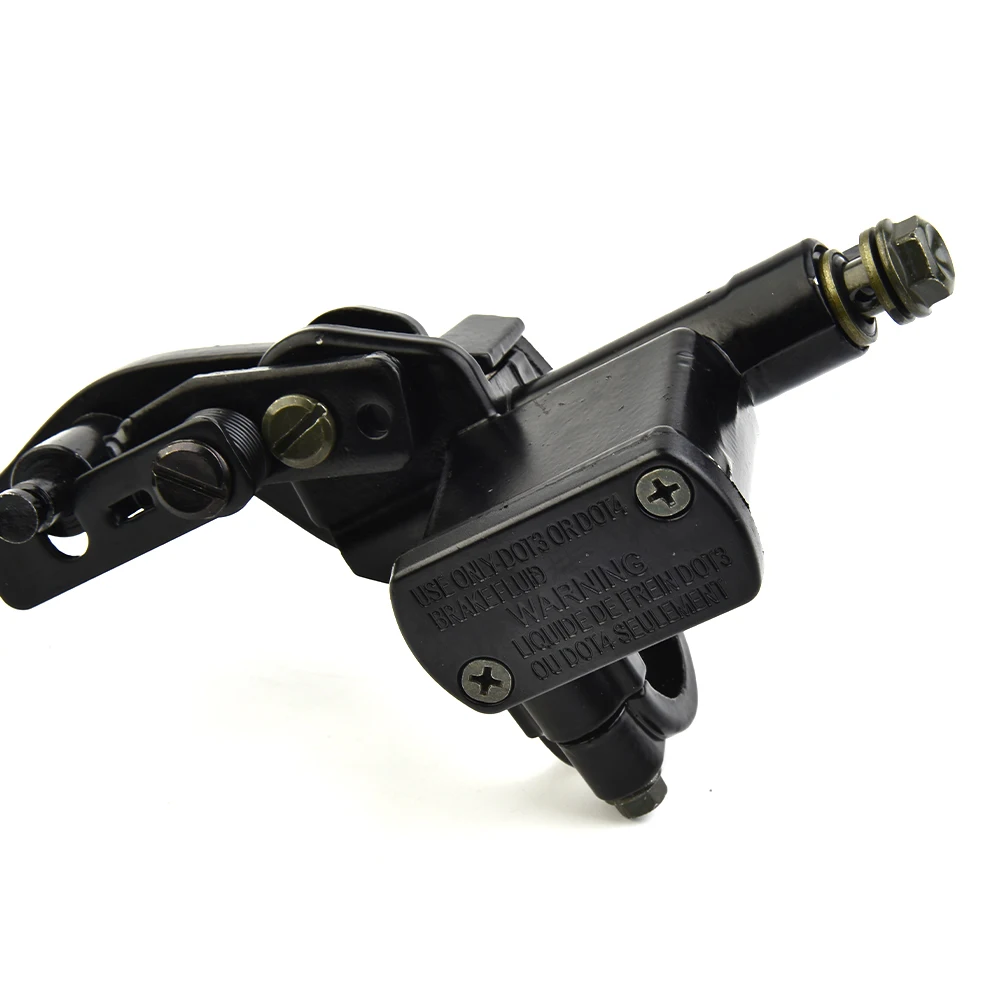 For ATV Dirt Bike Left Hand Brake Master Cylinder for 50cc 70cc 90cc 110cc 125cc 150cc Models Featuring 10mm Oil Pipe Size