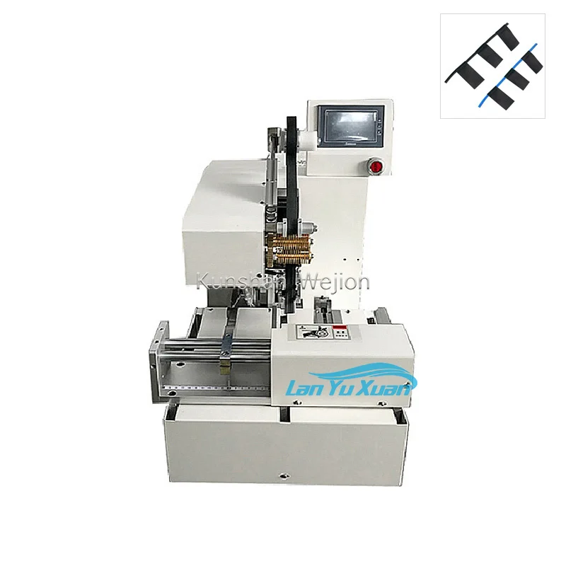 WJ4656 Labeling machine on cable wire Flag Type Patch Cord Labels folded labeling machine