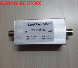 Short wave 27.5mhz high isolation bandpass filter narrow band BPF 10m band