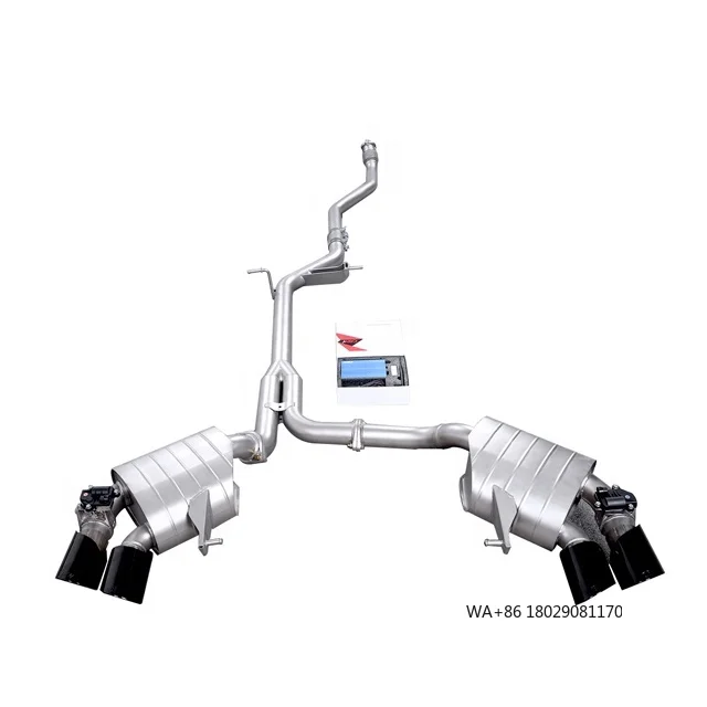 Customers Desired Style Active Sound Exhaust Muffler Catback Remote Valve Control for   2.0T Year 2014 Onward
