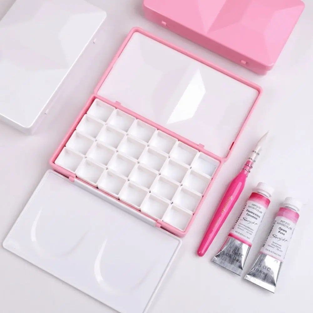 Box Big Size Travel Case Palette Half Pans Empty Box Refill Case Diamond Painting Box Imitation Enamel Travel Palette Subpackage