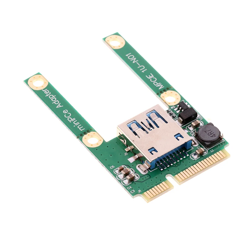 

Карта расширения Mini PCI-E к USB3.0 для ноутбука, конвертер PCI Express PCIe в USB 3.0, адаптер для Riser Card с винтовыми фитингами