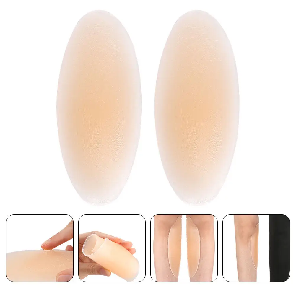 

1Pair Breathable Silicone Calf Pads Self Adhesive Leg Pads for Leg Correction Crooked Legs Thin Legs Natural Look Cushioning Pad