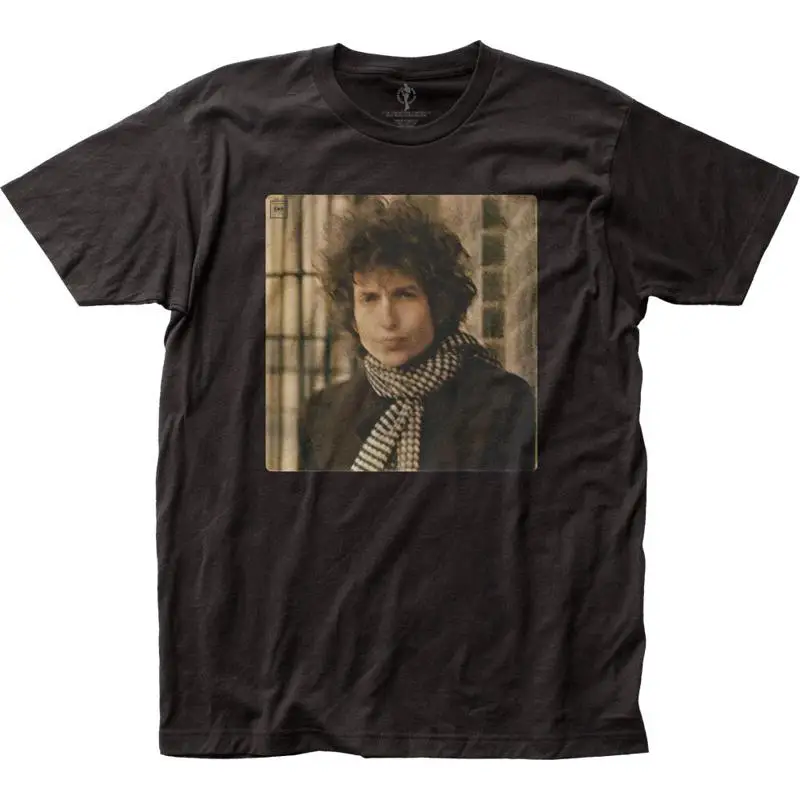 

Bob Dylan Blonde on Blonde T Shirt Mens Rock and Roll Music Band Tee New Black