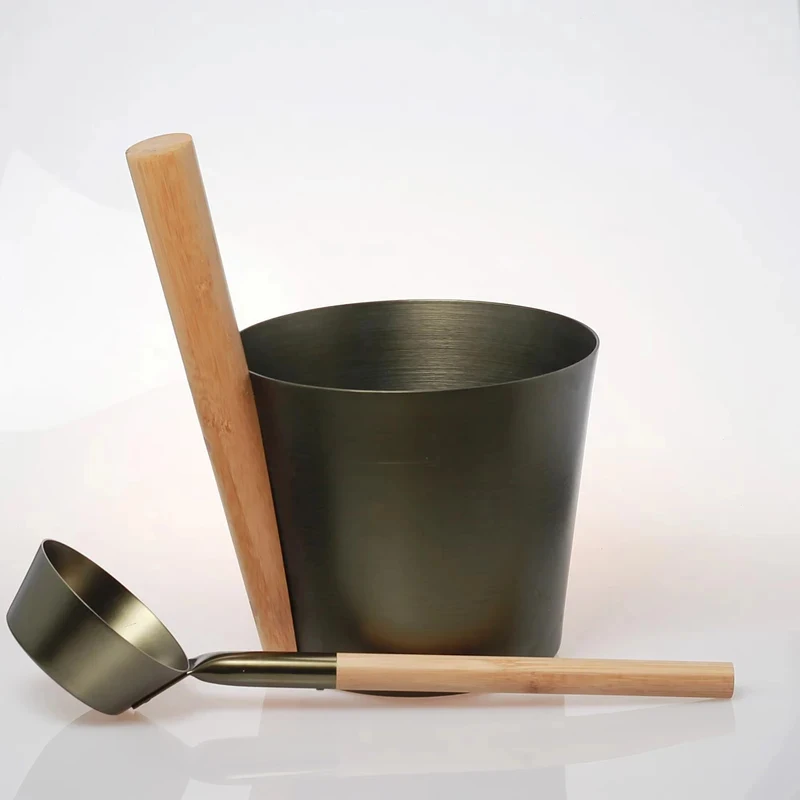 Anodizing L Bucket And Ladl Room High Quality Sauna Accsori
