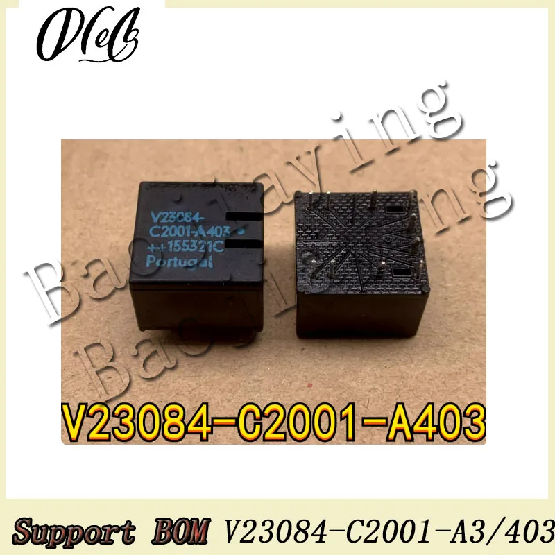 5PCS/Lot V23084-C2001-A303 V23084-C2001-A403 10Pin relay For Car Central locking