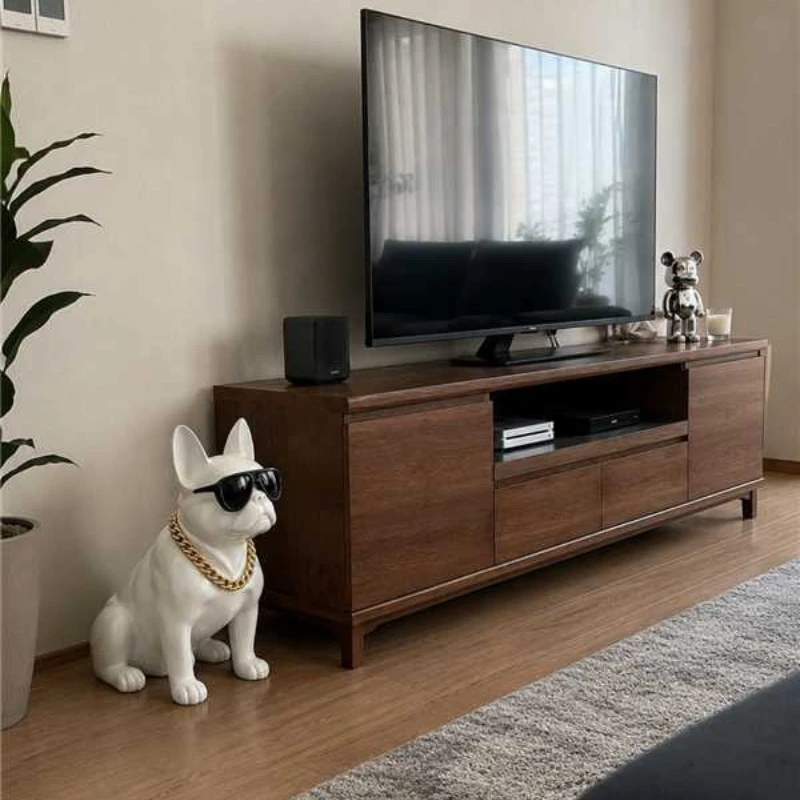 French Bulldog Shape Storage Tank Decorative Ornament Resin Animal Sculpture Personality Trendy Cool Living Room Home Decoration