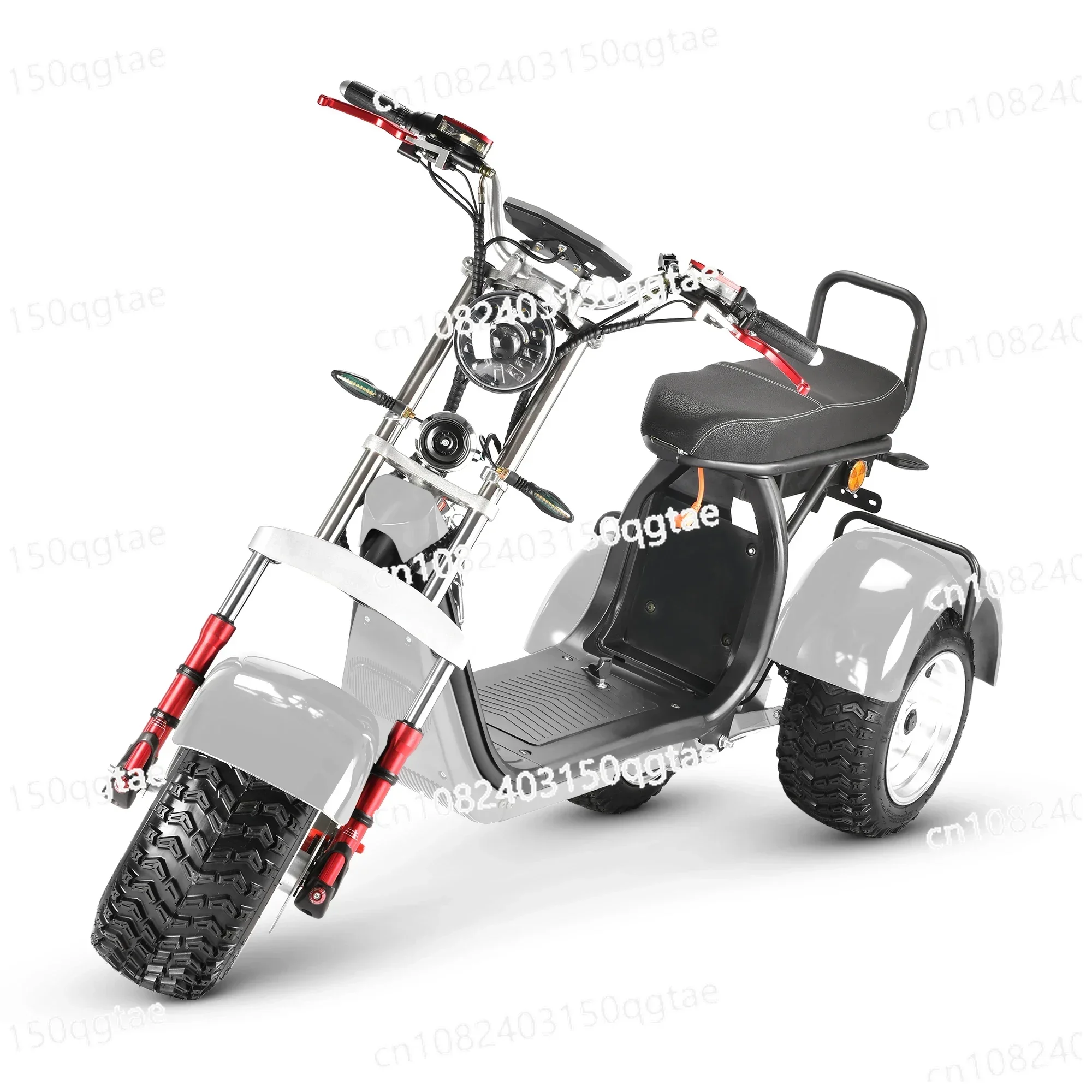 Off Road Model CP-7 Flexible 4000W 60v Dual Motor Powerful Three Wheel Electric Scooter Electric Tricycle Citycoco