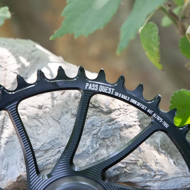 PASS QUEST 8 bolt chainring Direct Mount For Sram Force Red 6mm Offset chainring 9 10 11 12 speed chains Narrow Wide chairning - view 5