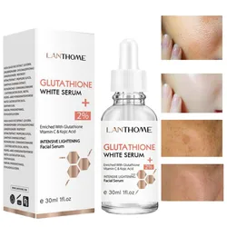 30ml Dark Skin Permanent Brightening Bleaching GLUTATHIONE Serum Face Skin Best Choose Nourish Nursing Solution