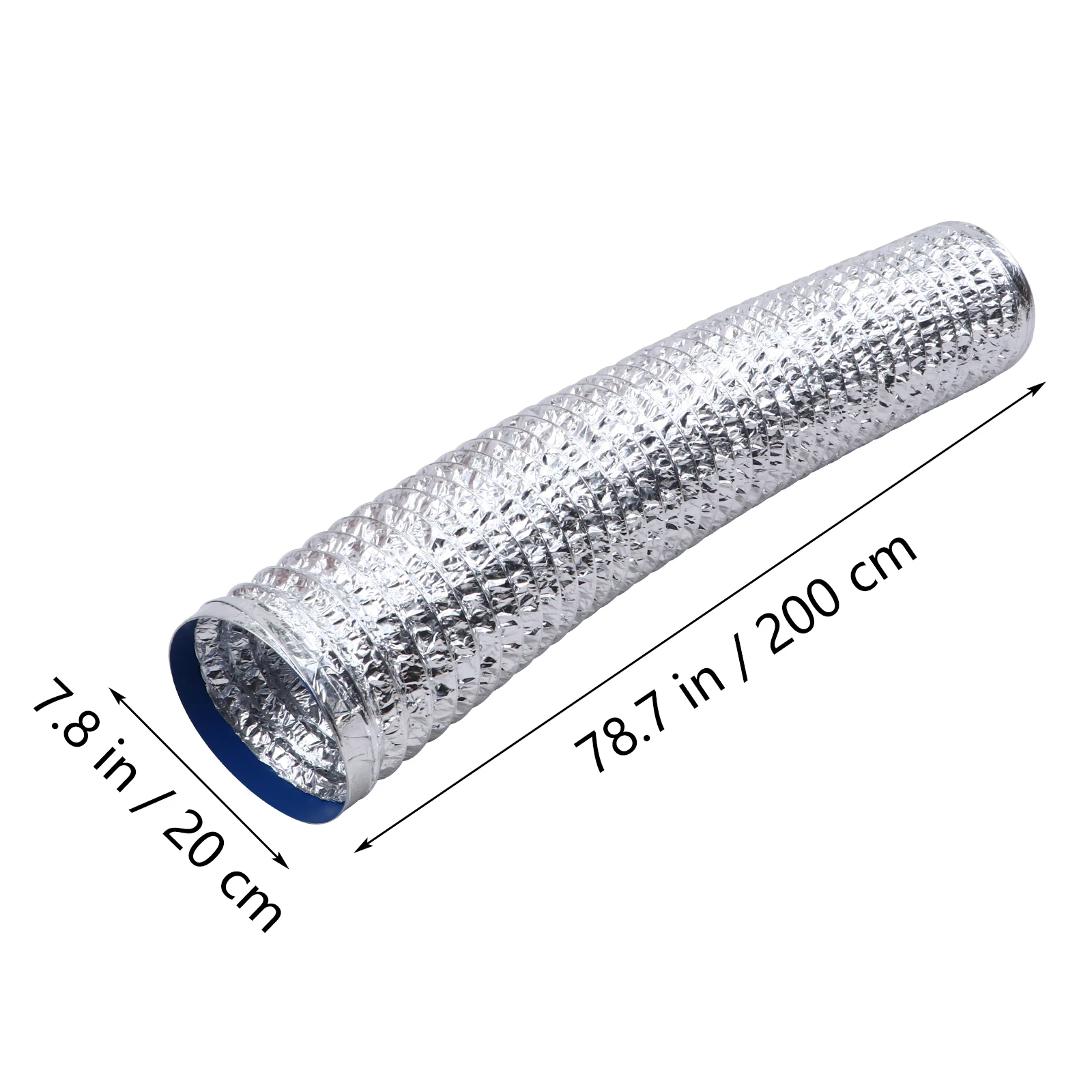

Flexible Air Duct Aluminum Foil Ducting Double Layer Silver Hose Exhaust Pipe Ventilation System Kitchen Accessories Arbitrary