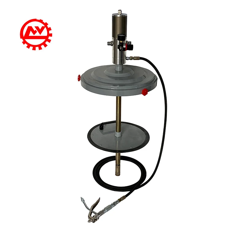 60KG 15 Gallon Air Operated Fat Drum Barrel High Pressure Lubricant Dispenser Distributor Pneumatic Grease Pump