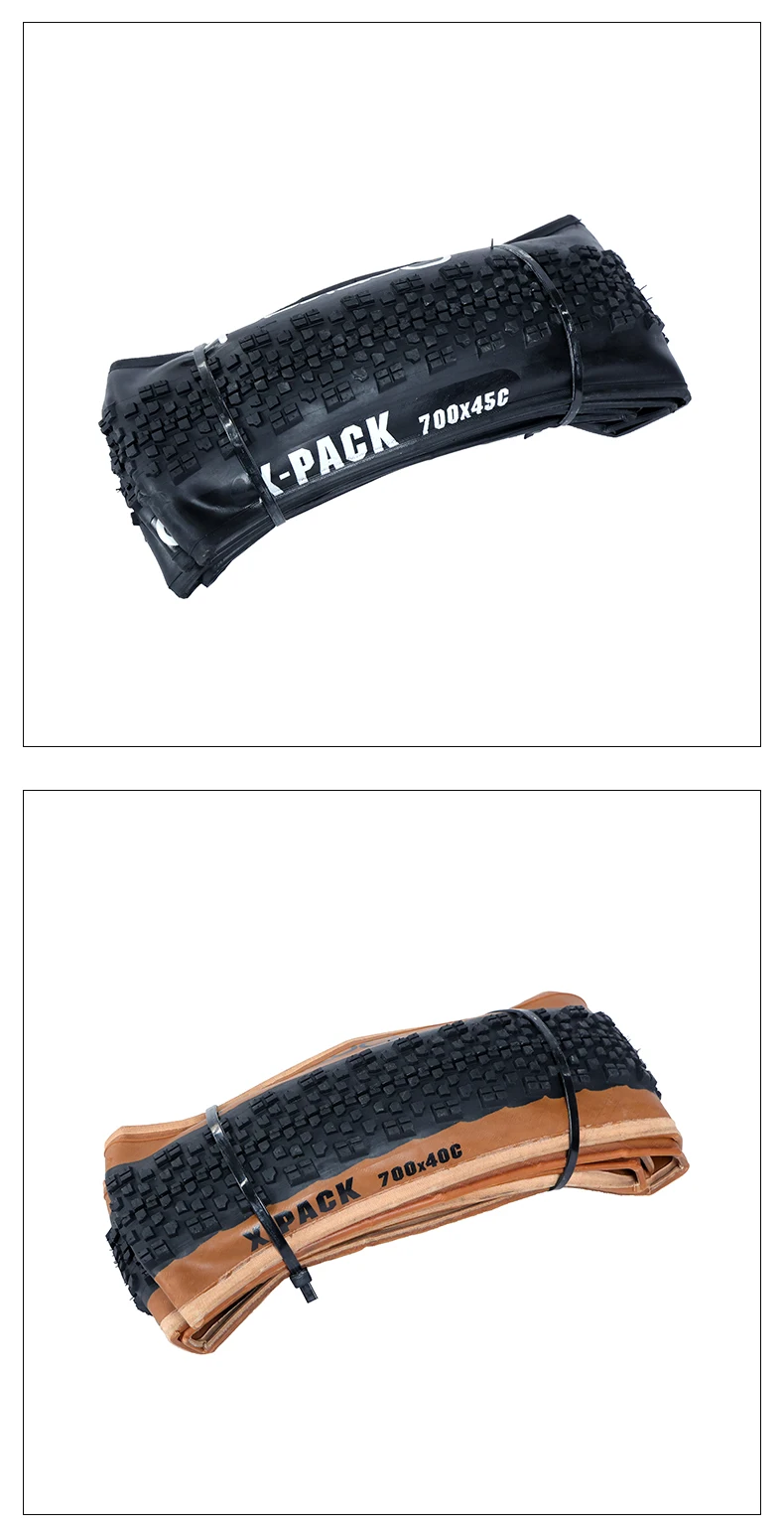ONTRACK FALTBAND GRAVEL 700X38C 700X40C 700X45V X-PACK 30TPI HAUT BRAUN WAND SCHWARZ – Detail 6