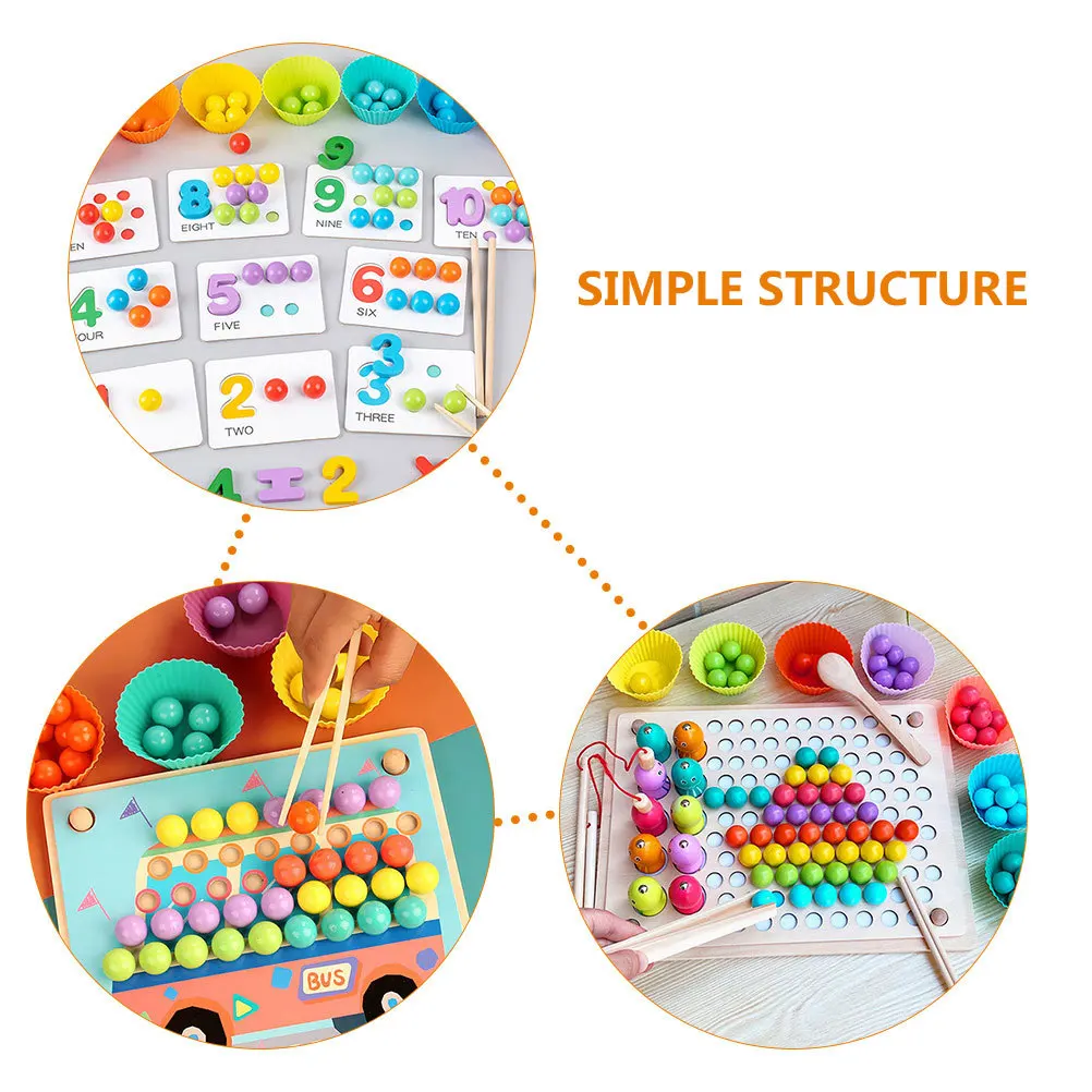 2 pçs pinças de madeira habilidade motora fina prática educacional montessori contagem ferramentas classificação para crianças aprendizagem precoce